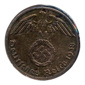 Duitse Rijk 1 Pfennig 1938 F
