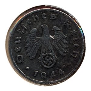 Duitse Rijk 1 Pfennig 1944 F
