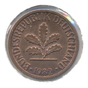 BRD 1 Pfennig 1982 G