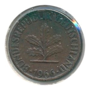 BRD 1 Pfennig 1966 D