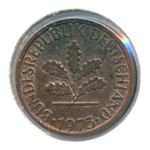 BRD 1 Pfennig 1973 G