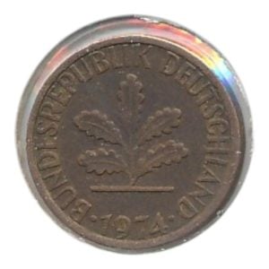 BRD 1 Pfennig 1974 G