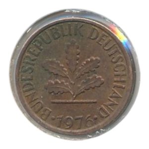 BRD 1 Pfennig 1976 G