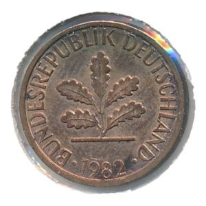 BRD 1 Pfennig 1982 J