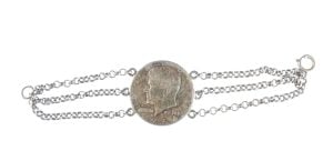 Armband Kennedy half dollar 1964