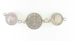 Nederlands-Indië 1/4 Gulden 1904 & 10 Cent Wilhelmina geschakeld