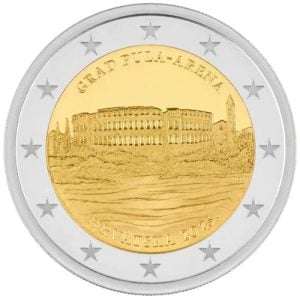 Kroatië 2 Euro 2025 Stad Pula-Arena