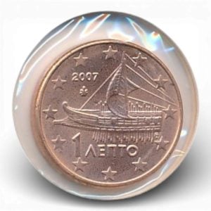 Griekenland 1 eurocent 2007