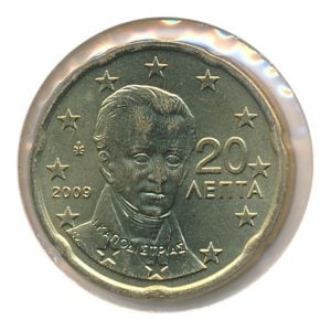 Griekenland 20 eurocent 2009