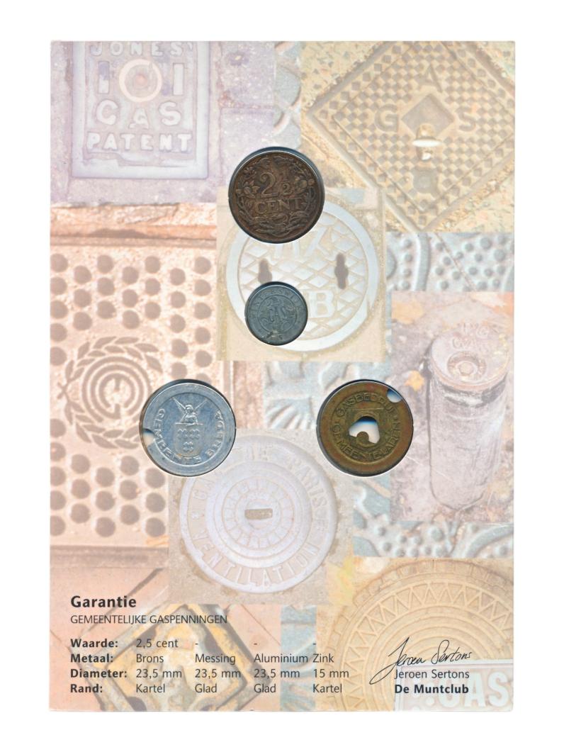 Nederland Set Gaspenningen in kartonnen verpakking