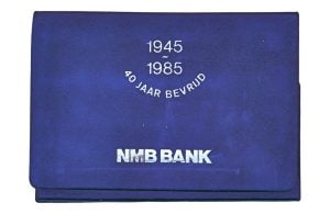 Nederland Gedenkpenning 40 jaar bevrijd in etui
