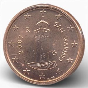 San Marino 1 eurocent 2007