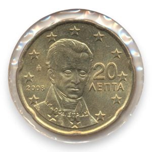 Griekenland 20 eurocent 2008