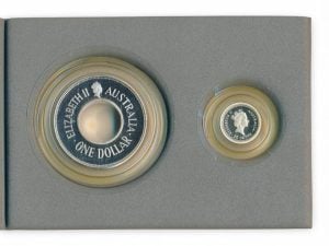 Australië 1989 Zilveren Holey Dollar and the Dump (999)