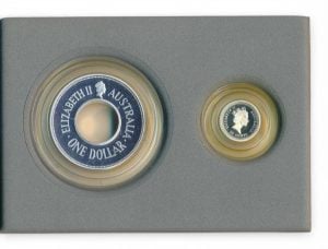 Australië 1990 Zilveren Holey Dollar and the Dump (999)