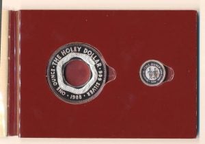 Australië 1988 Zilveren Holey Dollar and the Dump (999