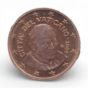 Vaticaanstad 2 eurocent 2008