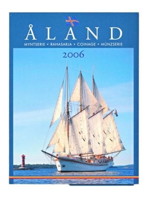 Finland Euromuntserie 2006 Åland Schepen incl. postzegel