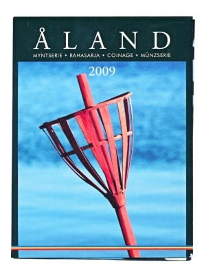 Finland Euromuntserie 2009 Åland Zeebakens  incl. postzegel