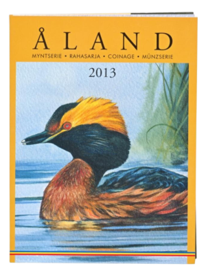 Finland Euromuntserie 2013 Åland Watervogels incl. postzegel