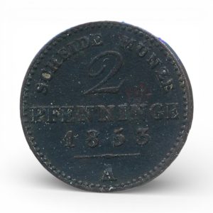 Pruisen 2 Pfenninge 1/180 Thaler 1853-A