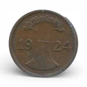 Duitse Rijk 2 Reichspfennig 1924-G