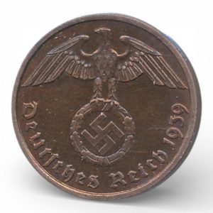 Duitse Rijk 2 Reichspfennig 1939-E