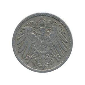 Duitse Rijk 5 Pfennig 1907-F