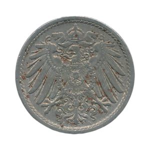 Duitse Rijk 5 Pfennig 1908-D