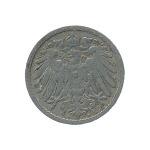 Duitse Rijk 5 Pfennig 1908-F