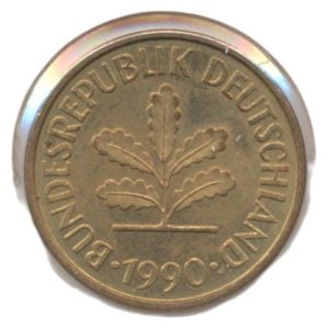 BRD 5 Pfennig 1990-F
