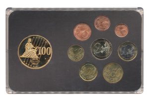 Duitsland Euromuntset diverse jaren UNC met penning 2014