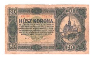 Hongarije 20 Korona 1920
