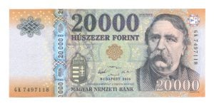 Hongarije 20.000 Forint 2016