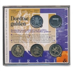 Dordtse Guldens & Nederlandse 1 Gulden 2001 Set