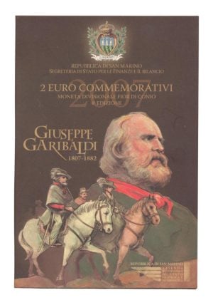 San Marino 2 Euro 2007 Giuseppe Garibaldi in blister
