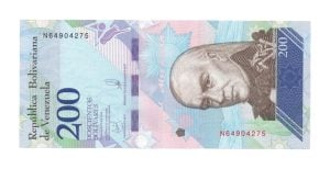 Venezuela 200 Bolivars 2018