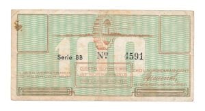 Westerbork kampgeld 100 Cent 1944 zonder watermerk