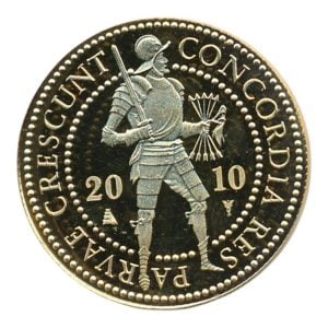 Nederland Gouden Dubbele Dukaat 2010