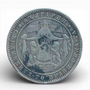 Bulgarije 5 Leva 1885