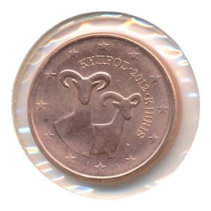 Cyprus 1 eurocent 2012