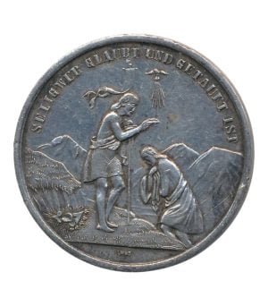 Duitsland Dooppenning zilver ca. 1850
