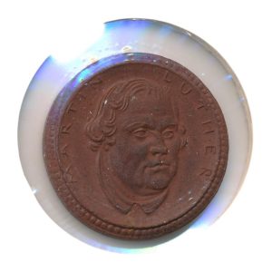 Eisenach (Duitsland) 1 Mark 1921 Martin Luther - porseleinen noodgeld