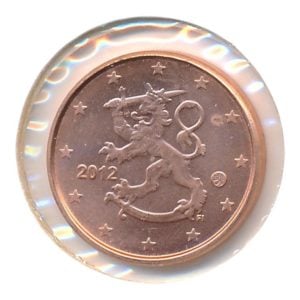 Finland 1 eurocent 2012
