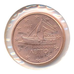 Griekenland 1 eurocent 2012