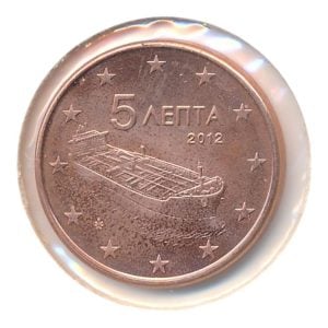 Griekenland 5 eurocent 2012
