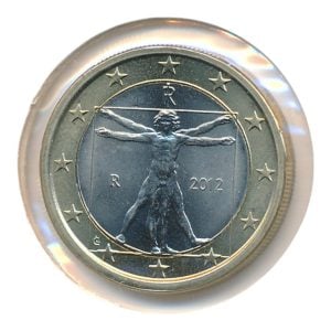 Italië 1 euro 2012