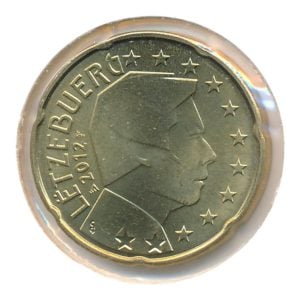 Luxemburg 20 eurocent 2012