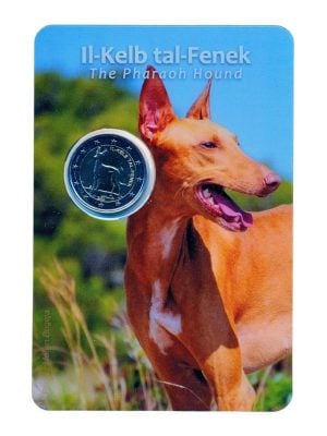 Malta 2 Euro 2026 Farao hond in blister