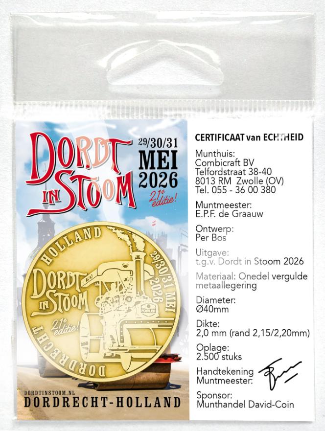 Dordt in Stoom-penning & David-Coin